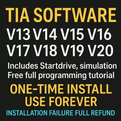 Siemens TIA Portal Programming Software Professional Installation/Uninstallation/Reinstallation Services | Compatibility Assured | System Safety Guaranteed(Versions V13, V14, V15, V16, V17, V18, V19, V20)