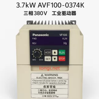 Used Panasonic VF100 Inverter AVF100-0374K 3.7kW 3PH 380V-460V Industrial VFD