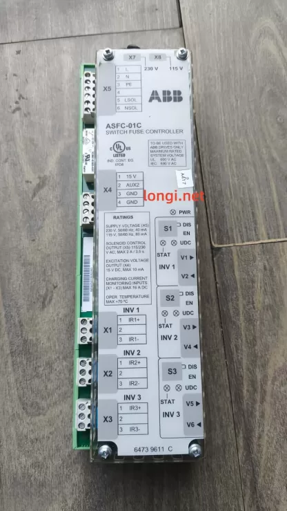 ABB ASFC-01C Switch Fuse Controller，Used