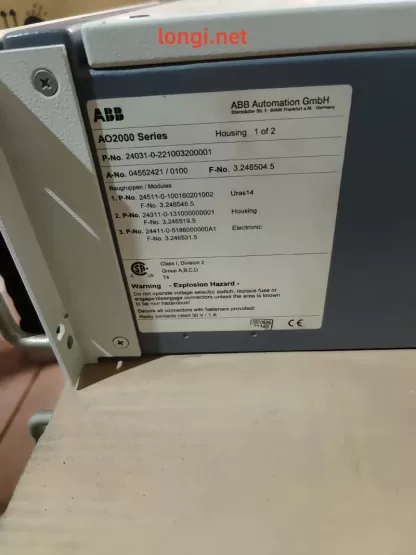 ABB AO2000 Series Online Gas Analyzer System (Uras14, Magnos106, Caldos17 Modules) – Used Set - Image 3