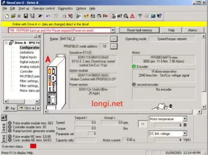 Siemens 611U Servo Drive Tuning Tool SimoCom U Software Installation Service (V11.02.01 / V14.02.03) - Image 4
