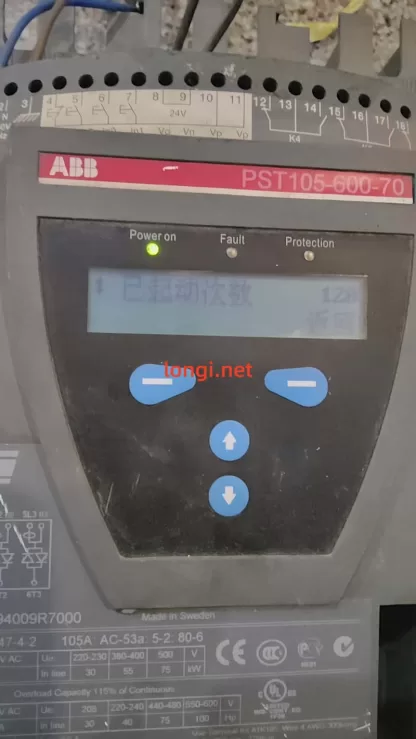 ABB Soft Starter Main Board 1SFB536068D1011 for PST105-600-70, Original Disassembly with Start Count/Run Time Record - Image 5