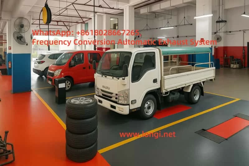 garage and vehicle repair workshop