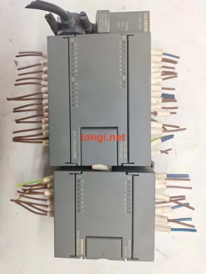 Siemens S7-1200 PLC 6ES7214-1AD23-0XB8 and Expansion Module 6ES7223-1BH22-0XA8 Used - Image 2