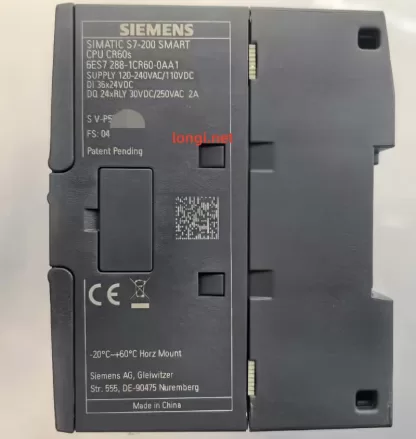 Siemens S7-200 SMART Module 6ES7 288-1CR60-0AA1 Original CPU CR60s