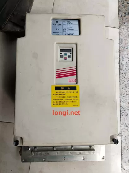 Used KEB COMBIVERT F5 Inverter 22F5A1R-YVC2, 80kVA, 3-phase, 55kW motor drive, original dismantled