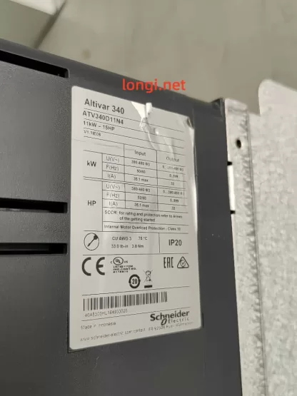Schneider Electric ATV340D11N4 11kW 3-Phase Industrial Inverter (Altivar Machine Series) – Used in Good Condition - Image 3