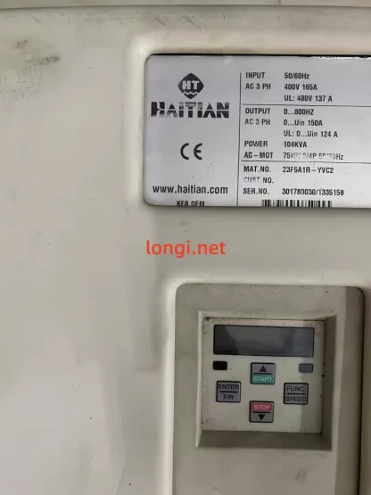 Used KEB COMBIVERT F5 Inverter 23F5A1R-YVC2, 104kVA, 3-phase input/output, fully functional, minor wear - Image 4