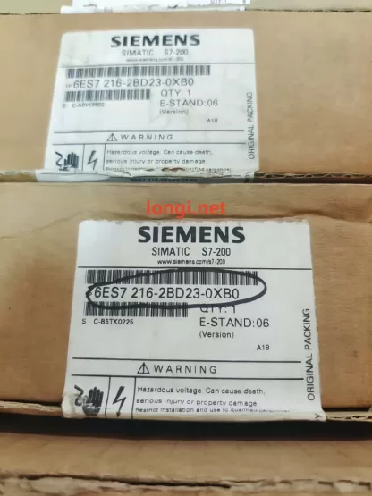 Siemens S7-200 CPU Module 6ES7 216-2BD23-0XB0 Original Label Industrial Stock - Image 4