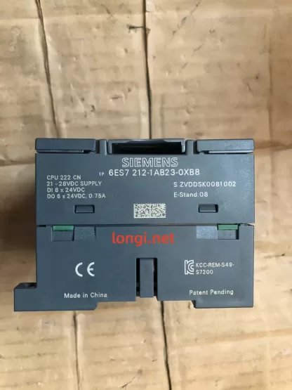 Siemens S7-1200 CPU 222 PLC Module 6ES7 212-1AB23-0XB8 Used - Image 4