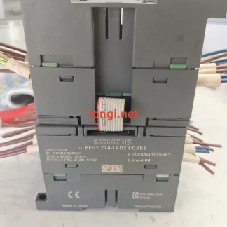 Siemens S7-1200 PLC 6ES7214-1AD23-0XB8 and Expansion Module 6ES7223-1BH22-0XA8 Used