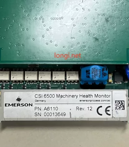 Emerson CSI 6500 A6110 Relative Shaft Vibration Module – Original Germany Stock - Image 2