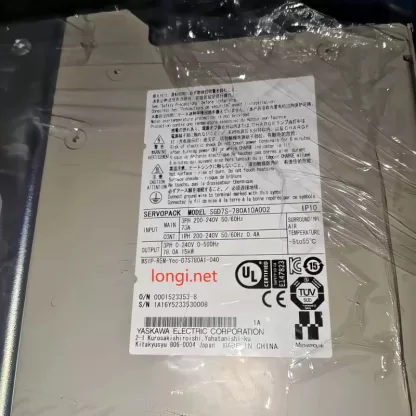 Yaskawa SERVOPACK Servo Drive SGD7S-780A10A002 15kW Original Used