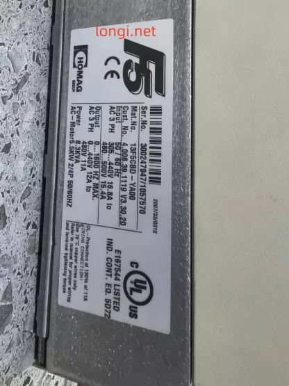 KEB F5 Inverter 13F5CBD-YA00 5.5kW from HOMAG Machine, Original Used - Image 3