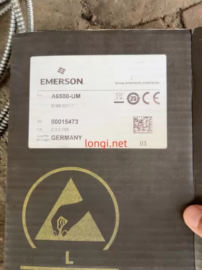 Emerson AMS 6500 A6500-UM Monitoring Module Board - Original Germany Import - Image 3