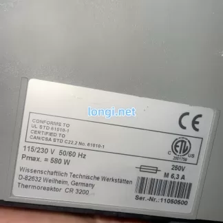 WTW CR3200 Thermoreactor 24-Hole Block Digester Used Made in Germany COD TN TP Digestion