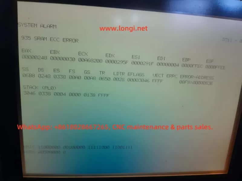 935 SRAM ECC ERROR