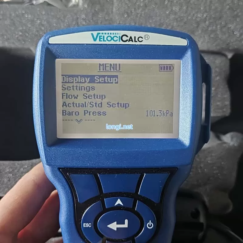 TSI 9535-A VelociCalc Hot-Wire Anemometer | Air Velocity, Flow, and Temperature Meter | Complete Set with Original Probe & Case - Image 2