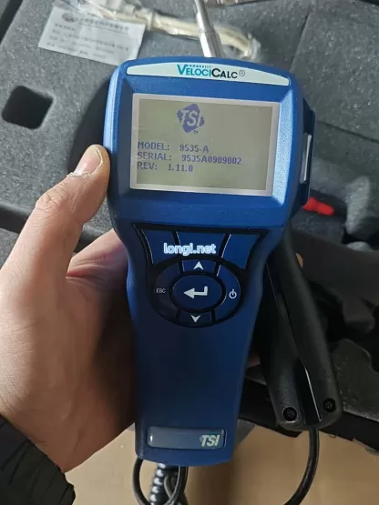 TSI 9535-A VelociCalc Hot-Wire Anemometer | Air Velocity, Flow, and Temperature Meter | Complete Set with Original Probe & Case