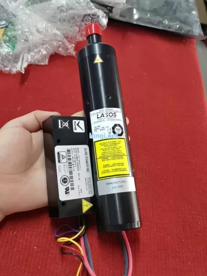 LASOS LGK 7602 He-Ne Laser Tube with Sure Power High Voltage Power Supply 50mW 632.8nm – Used Tested Good - Image 4