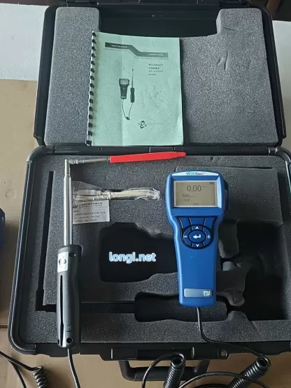 TSI 9535-A VelociCalc Hot-Wire Anemometer | Air Velocity, Flow, and Temperature Meter | Complete Set with Original Probe & Case - Image 5