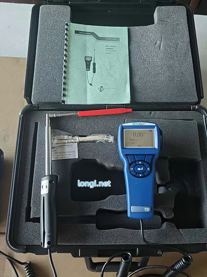 TSI 9535-A VelociCalc Hot-Wire Anemometer | Air Velocity, Flow, and Temperature Meter | Complete Set with Original Probe & Case - Image 5