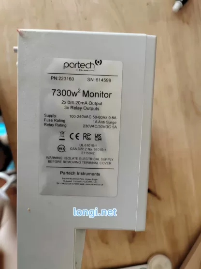 Partech 7300w² Multi-Parameter Water Quality Monitor Controller Unit – Original Used - Image 5