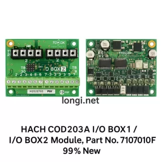 HACH COD203A I/O BOX1 / I/O BOX2 Module, Part No. 7107010F, 99% New