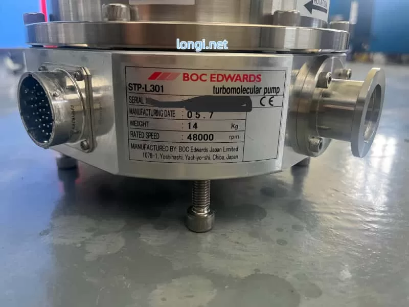 BOC Edwards STP-L301 Turbomolecular Pump | Japan Original | 48,000rpm High Vacuum Turbo Pump (Used, Good Condition)