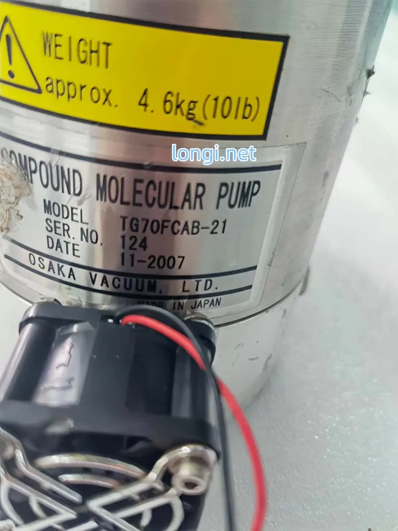 OSAKA Vacuum Compound Molecular Pump TG70FCAB-21 with TC75 Controller, CF63 Flange, Made in Japan - Image 4