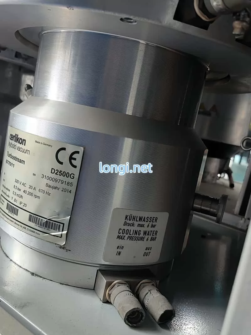 Oerlikon Leybold Vacuum Turbostream D2500G 877011 Turbomolecular Pump for CO₂ Laser Cutting Machine - Image 5