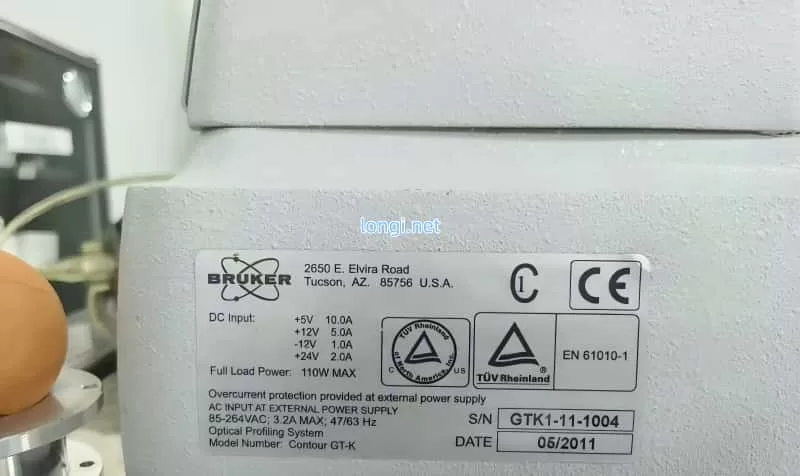 Bruker Dimension Edge atomic force microscope with Contour GT-K profiling module in lab environment
