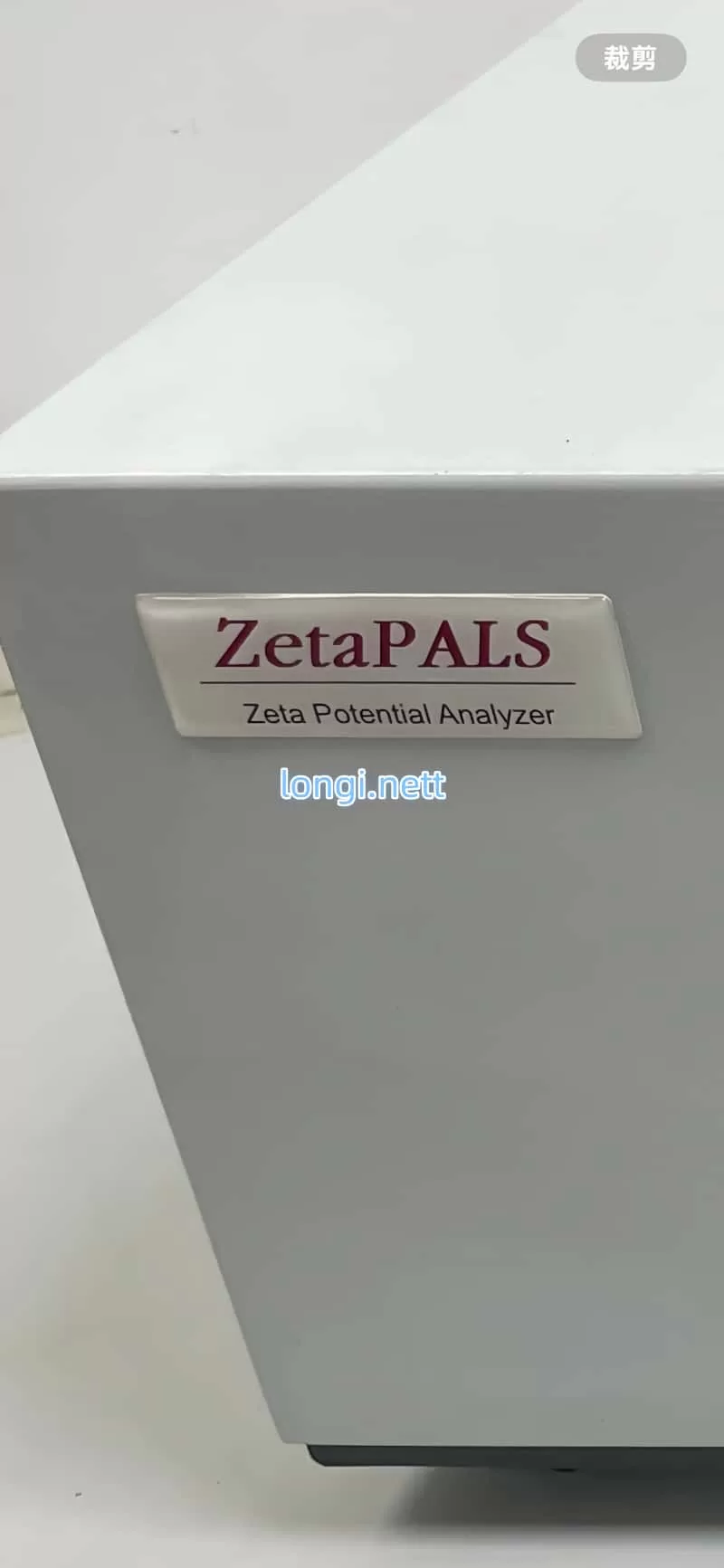 Brookhaven ZetaPALS model label serial number 31554