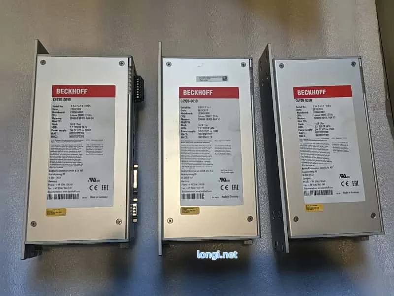 Beckhoff C6920-0050 embedded industrial PC side view