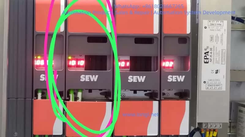 fault 10.10 ,sew servo