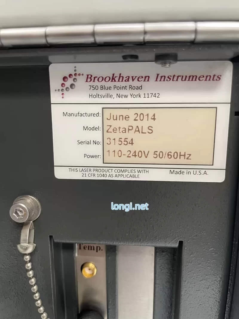 ZetaPALS front badge zeta potential analyzer