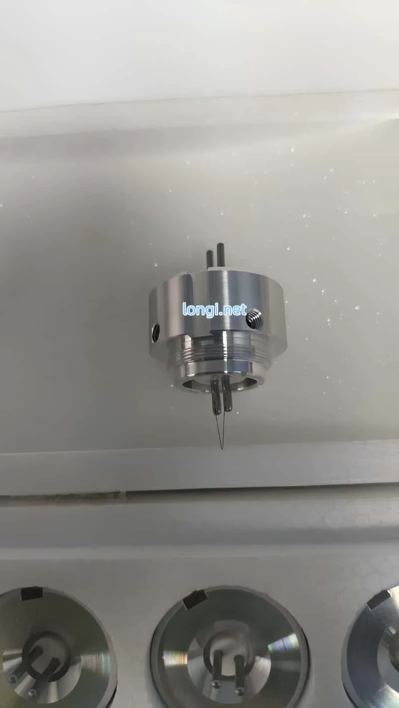 Hitachi SEM tungsten filament mounting base and pins