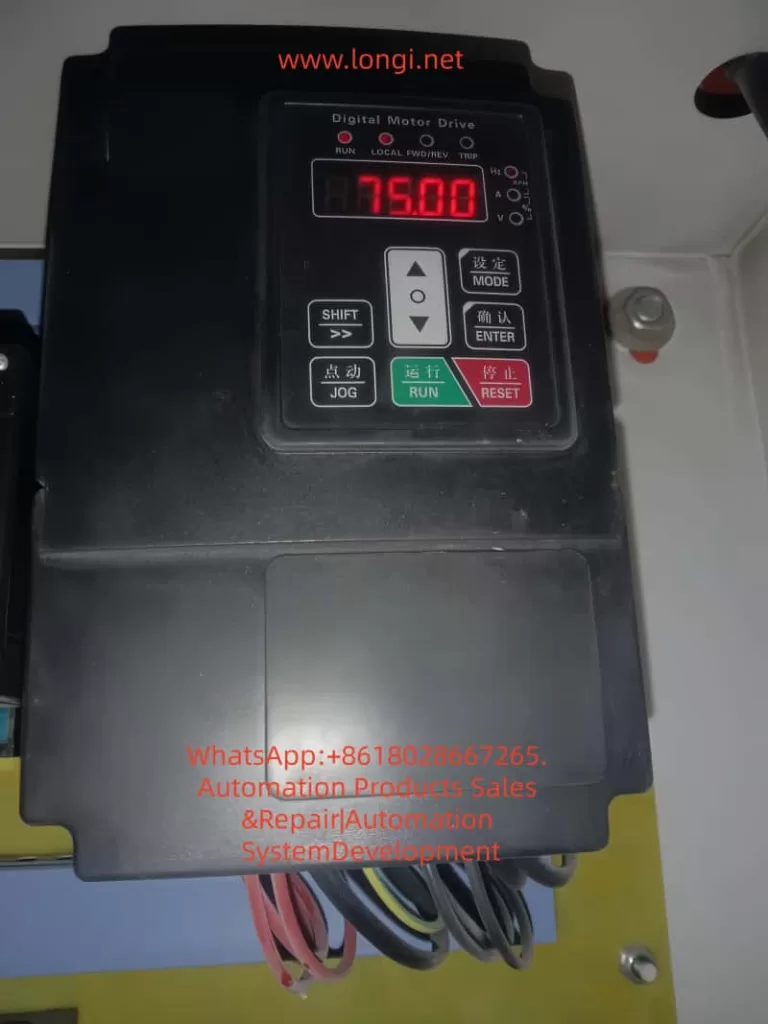 Front view of Jiadi PE8000 frequency converter