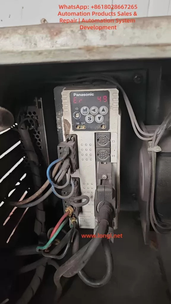 er 49 fault of panasonic drive