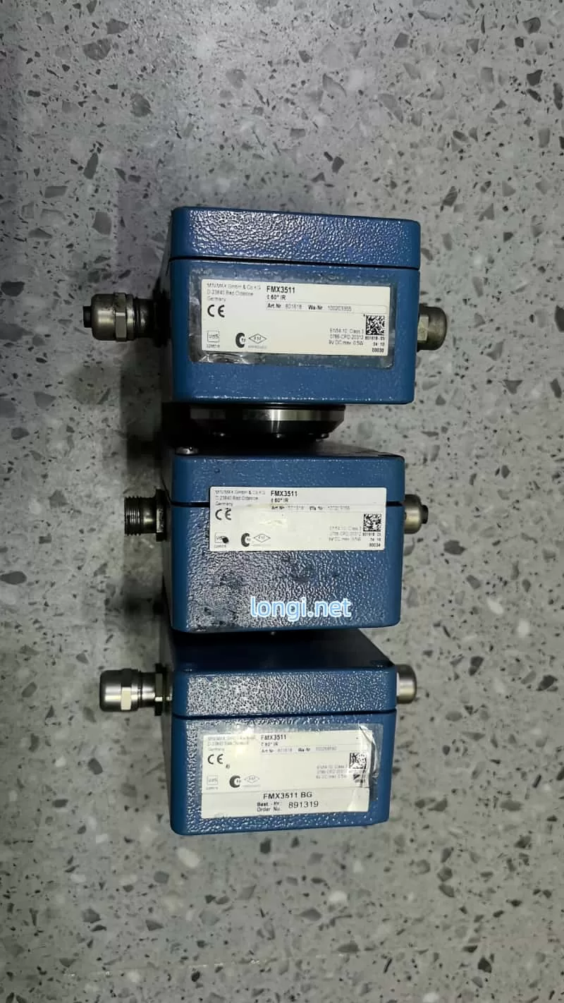 MINIMAX FMX3511 flame detector nameplate