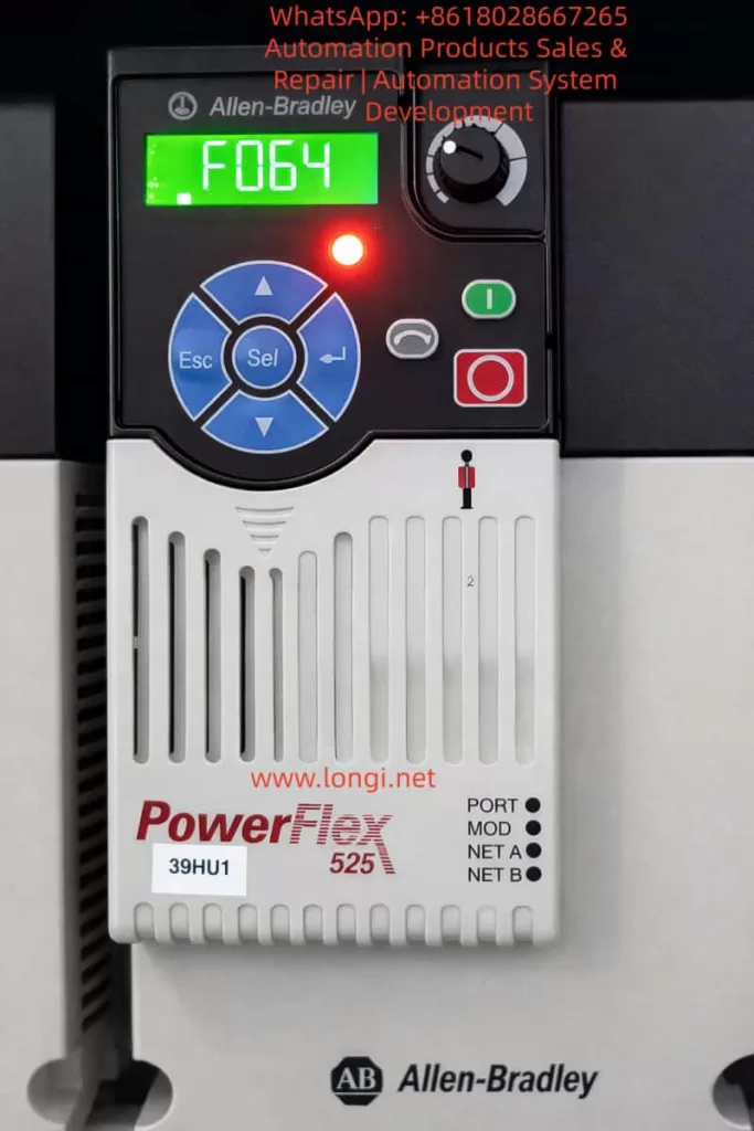 F064 fault of powerflex