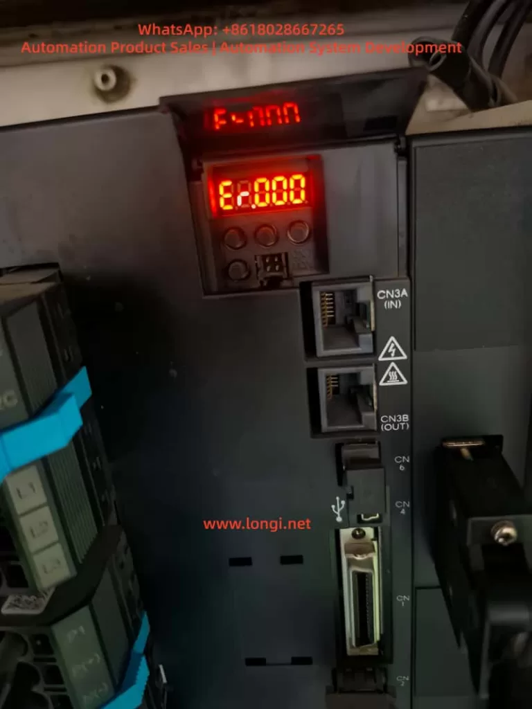 ER.000 FAULT OF the FUJI servo