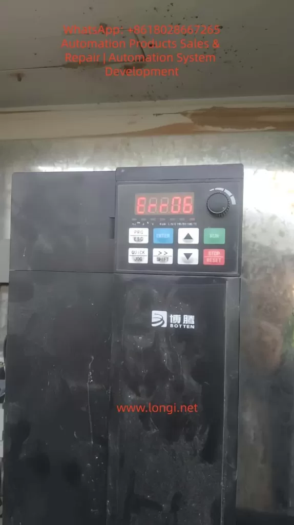 ERR06 fault of A900 FAULT