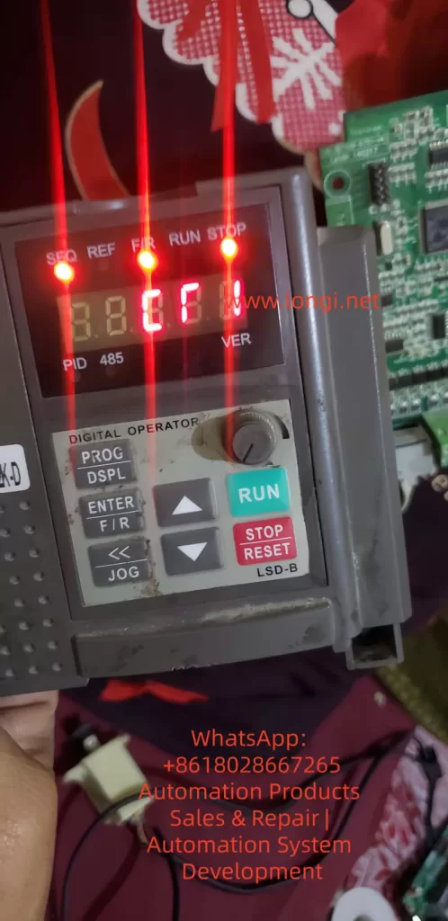 CT1 fault of the B7000