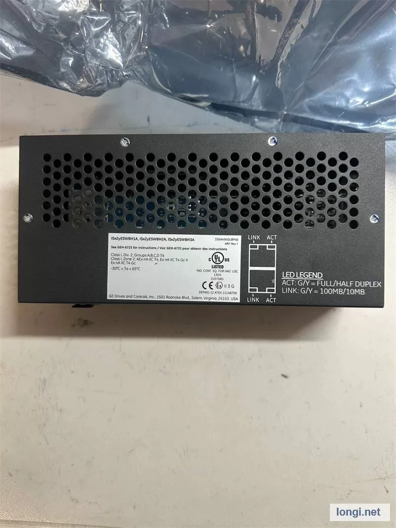 GE IS420ESWBH3AE IONet Industrial Ethernet Switch product photo 5