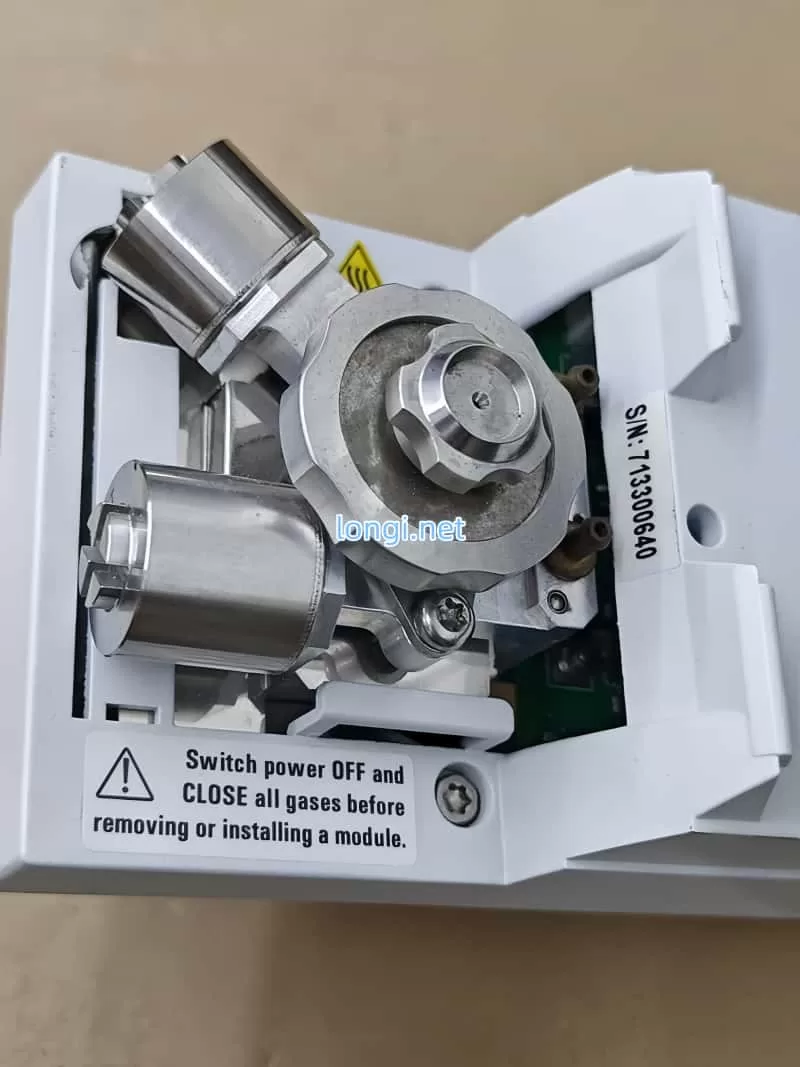 Thermo Scientific TriPlus Headspace Valve Module heated valve assembly close-up