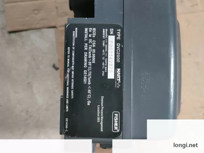 Fisher DVC2000 Digital Valve Positioner product photo
