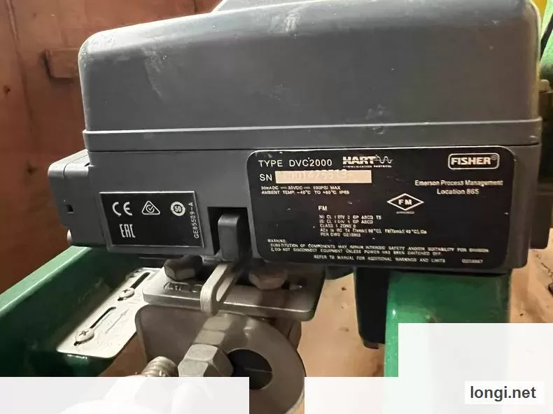 Fisher WC9 4 Inch 600LB Control Valve with DVC Positioner product photo