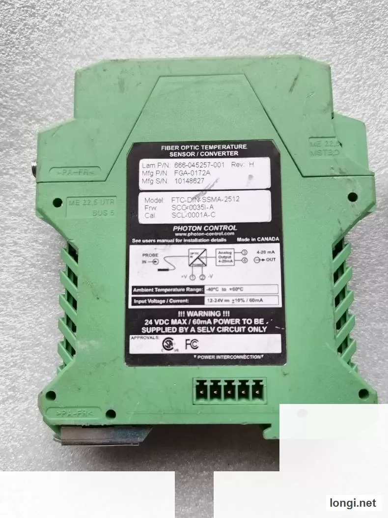 LAM 666-045257-001 Photon Control Fiber Optic Temperature Converter product photo