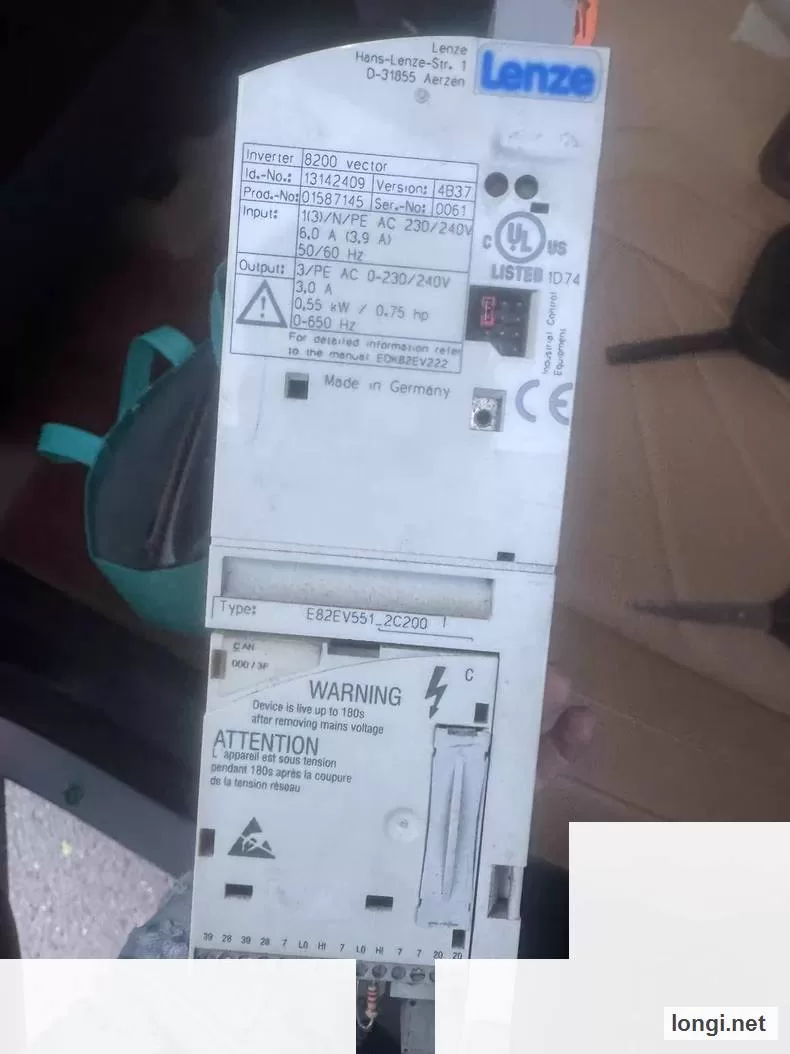 Lenze E82EV551-2C200 Frequency Inverter product photo